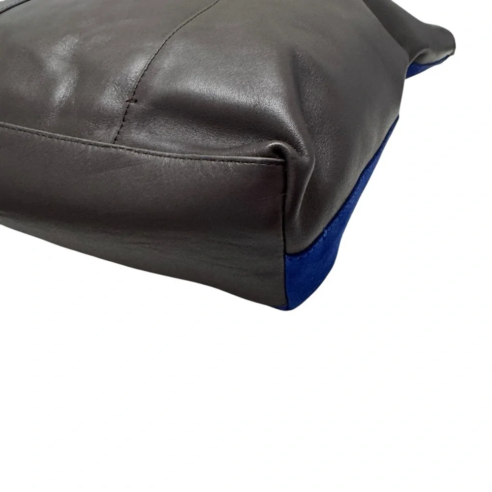 Halston Heritage‎ Blue Suede, Foldover Tote